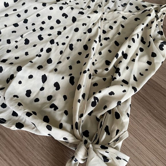 PAPERMOON Conway Faux Wrap Blouse, M - Picture 2 of 5